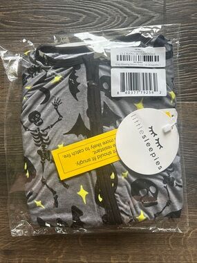 Gray Glowing Ghouls Zippy | Little Sleepies | 18-24 Months
